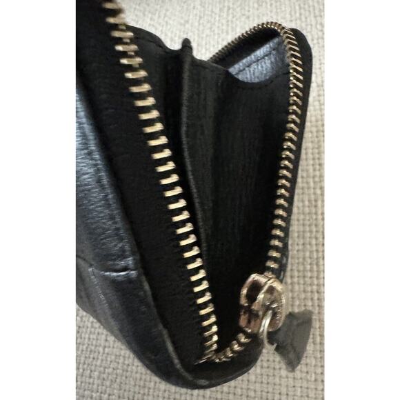 Paul Smith Fold Wallet Zipper Mini Leather Genuine Black - Picture 9 of 13